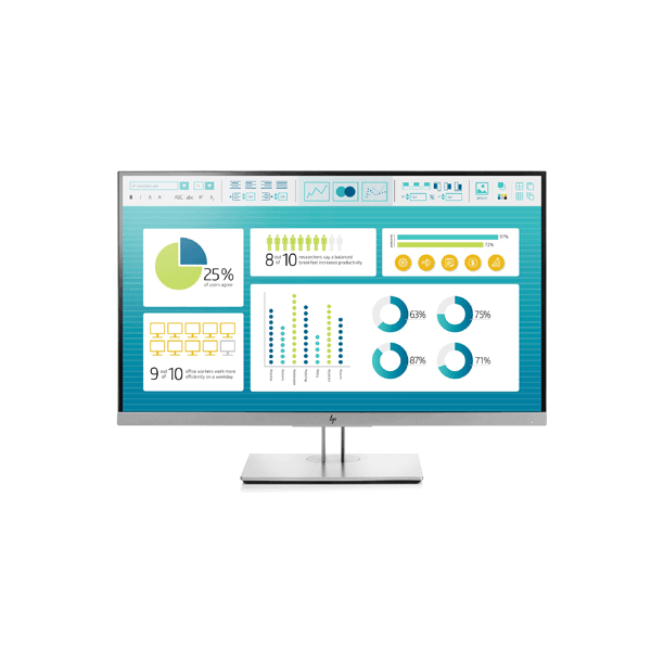HP EliteDisplay E273 26.9-Inch Screen LED-Lit Monitor Silver